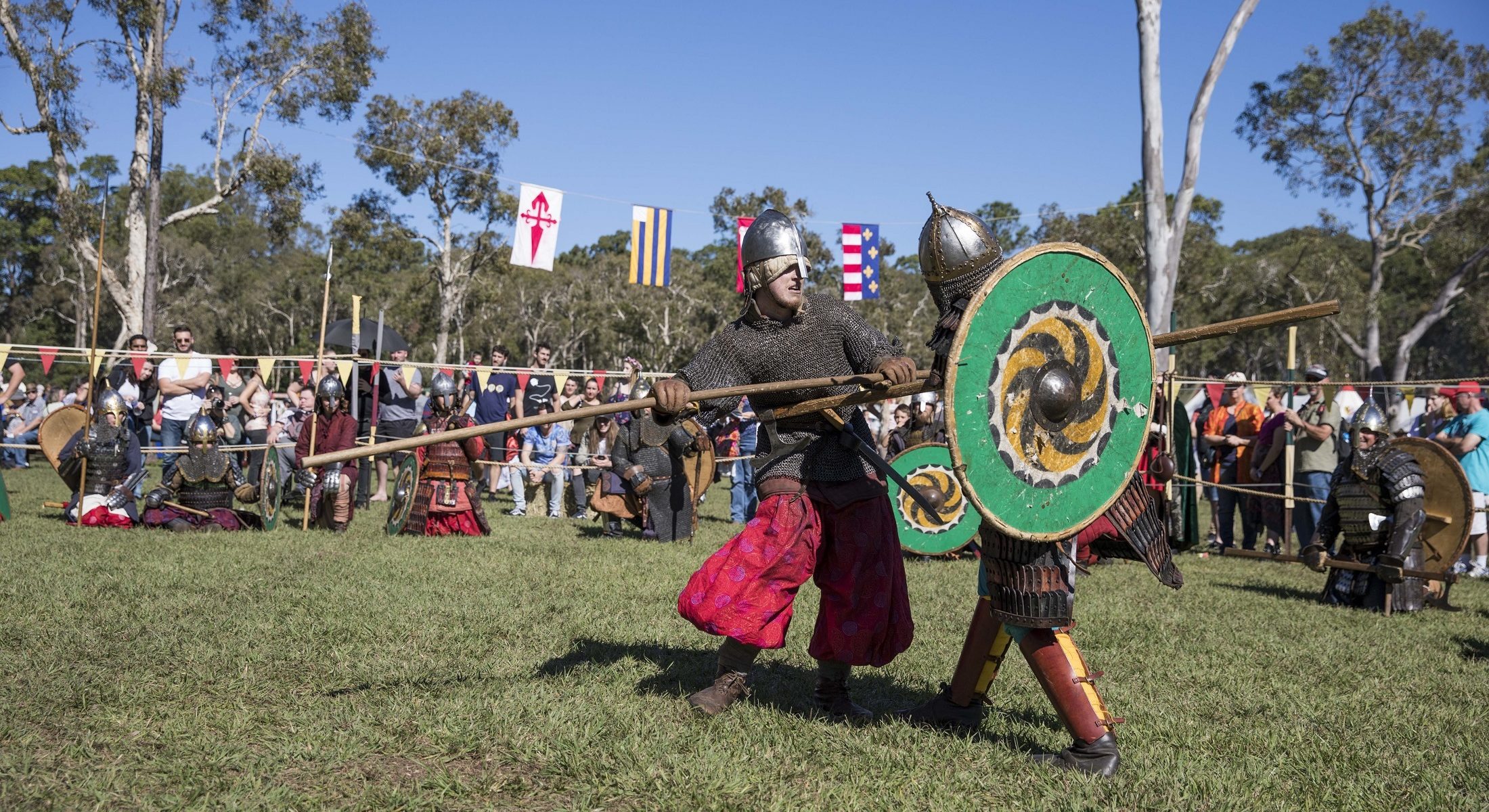 Abbey Medieval Festival Fighting Knights Moreton Bay Region