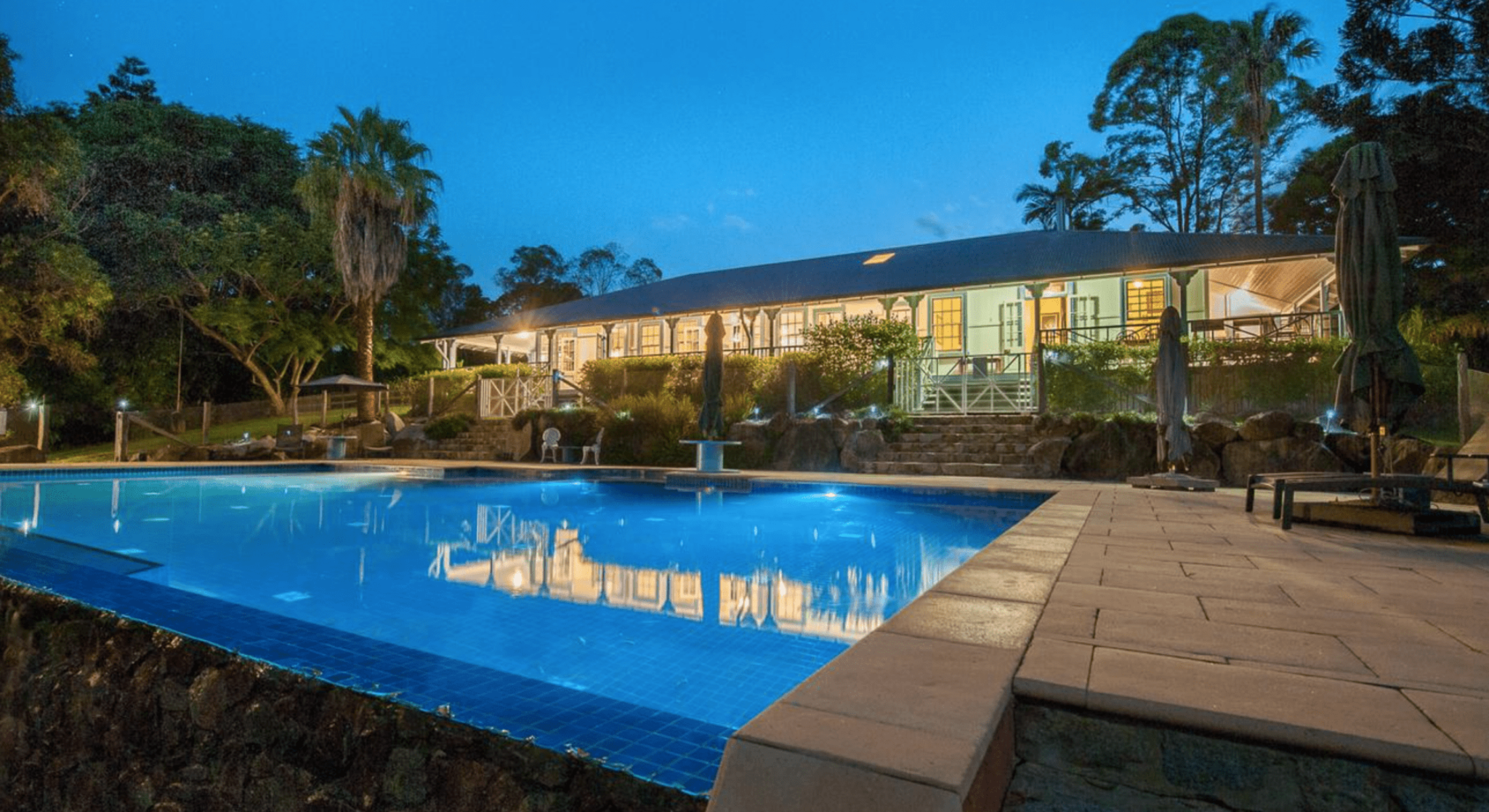Samford Lakes swimming pool Country Accommodation near Brisbane Moreton Bay Region Queensland
