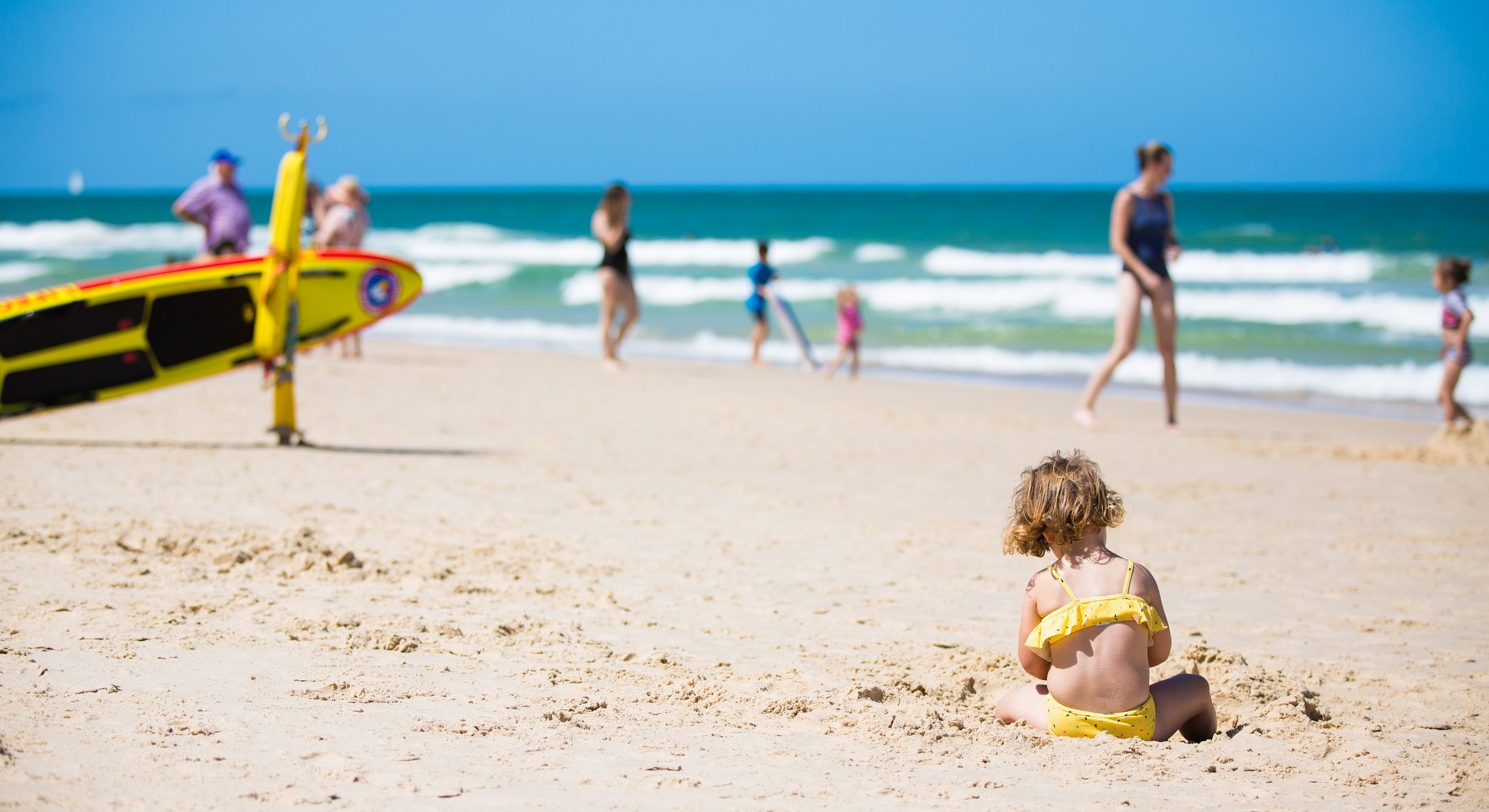 Bribie Island Woorim Beach Safe Between Flags Kids Family Fun Brisbane Visit Moreton Bay Region