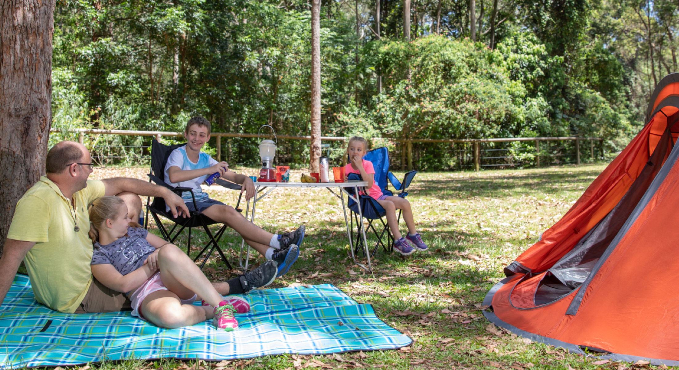 Archer Campgrounds Moreton Bay Region Family Tent Feature