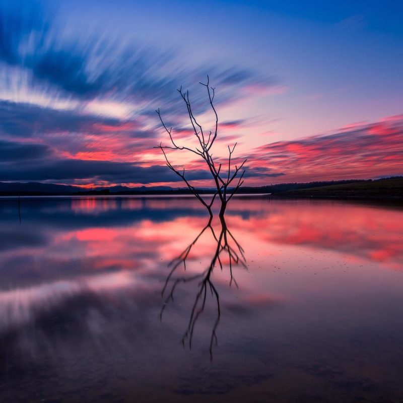 Lake Samsonvale Sunset near Brisbane Moreton Bay Region