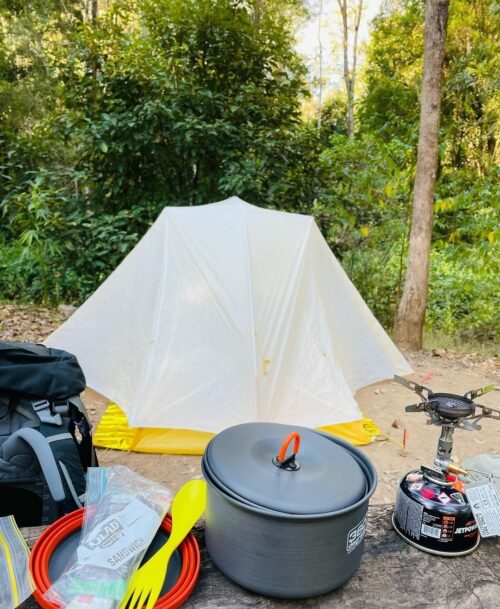 Louymac instagram national park camp set up moreton bay region