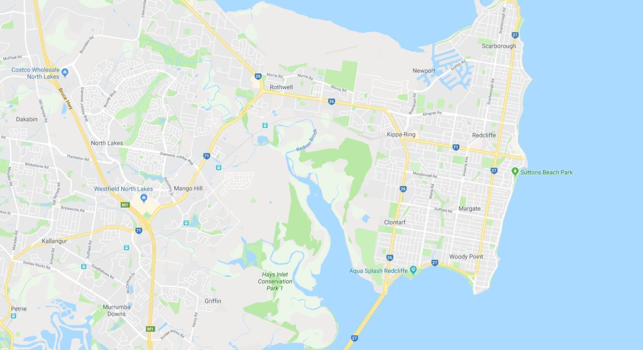Map Redcliffe Visit Moreton Bay Region