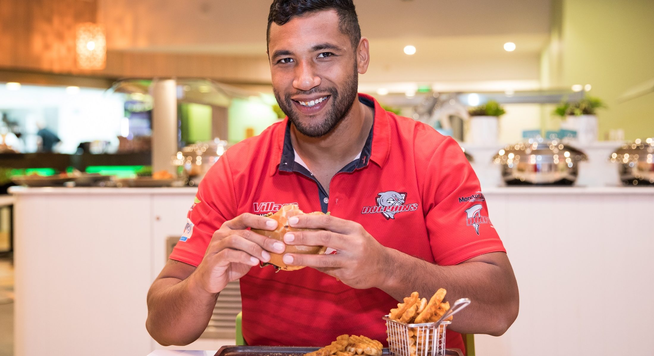 Dolphins Leagues Club Burger Fries Redcliffe Footy Moreton Bay Region Brisbane Queensland