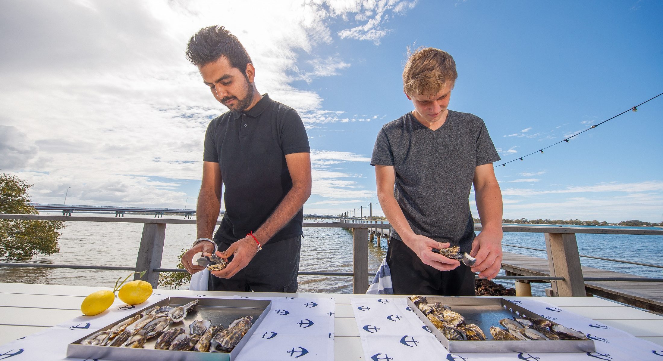Have a shucking good time at the Oyster Festival at Sandstone Point Hotel