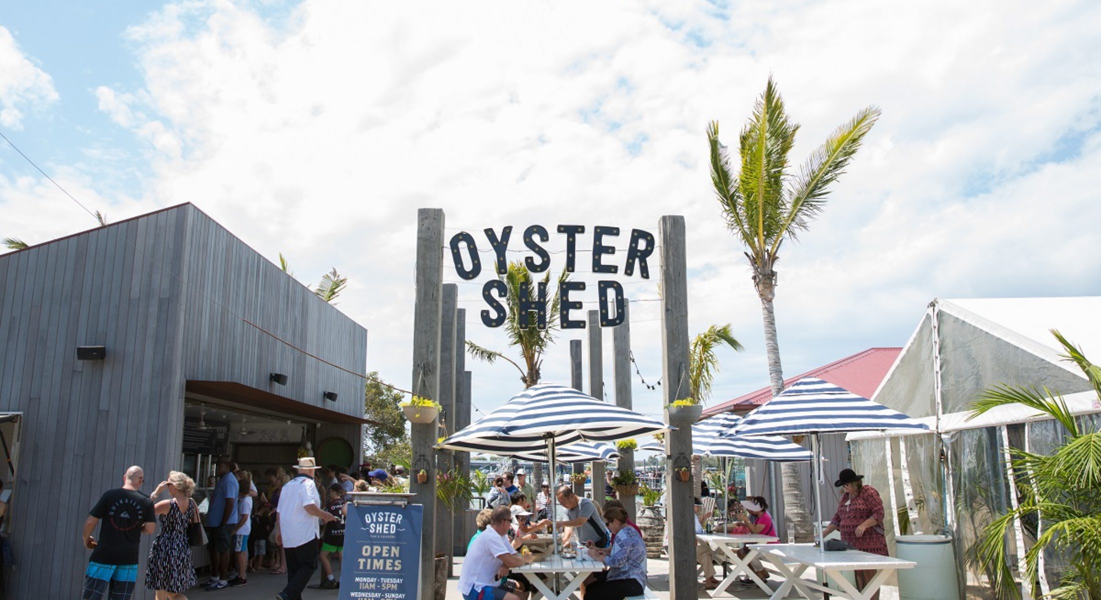 Oyster Festival Oyster Shed Sandstone Point Hotel Bribie Island Delicious Fresh Seafood