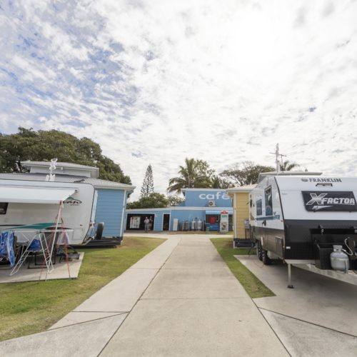 Scarborough Holiday Village Caravans Cafe Visit Moreton Bay Region