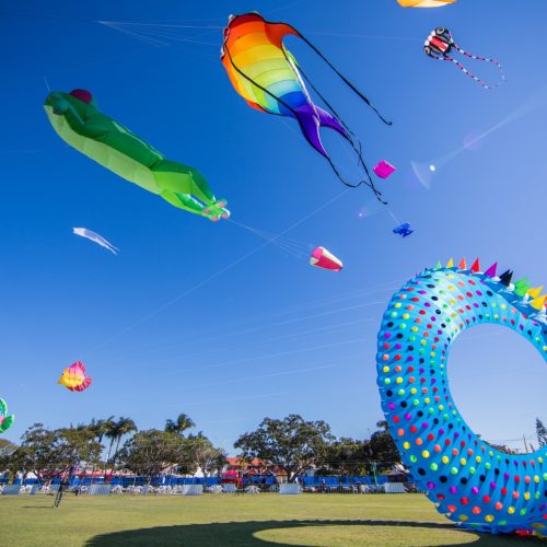 Redcliffe Kitefest Colourful Kites